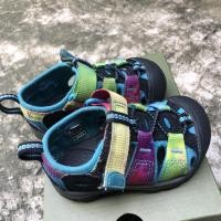 ราคา รองเท้าเด็กมือสอง keen rainbow tie dye (10271537909)