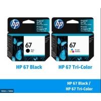 ราคา HP 67 Black/Tri-color NoBox HP Deskjet 1200 Printer HP Deskjet 2300 All-in-One HP DeskJet 2700 All in-One Printer HP Des (9413542729)