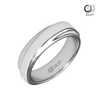 ราคา Zilvy - แหวนชายทองคำขาว (BR018) (27573611549)