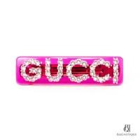 ราคา [ของแท้] GUCCI HAIR CLIP PINK GHW มีใบรับประกัน ตรวจสอบได้ทุกใบ ✅ (27251939563)