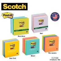 ราคา 3M Post It Super Sticky Notes 5แผ่น/แพ็ค, 90แผ่น/แผ่น (28206838404)