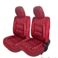 ราคา หุ้มเบาะรถยนต์ คู่หน้า แบบสวมทับ Free Size ลาย VIP 5D 17 สีให้เลือก (7062058337)