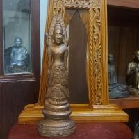 ราคา ❤พระแม่ย่านางเสือง ศาลพระแม่ย่า จ.สุโขทัย ในกรอบไม้สักขนาดสูง 15 นิ้วหน้ากว้าง 12 นิ้ว ลึก 3.5 นิ้ว ถอดได้ พระแม่ย่า (17799542141)