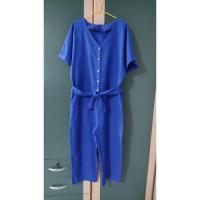 ราคา เสื้อผ้าสาวอวบ จั๊มสูทสาวอวบ จั๊มสูทมือสองสภาพดี จั๊มสูทสีน้ำเงิน (8106963675)