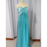 ราคา ชุดเดรสราตรีเกาะอกยาวสีเขียวมิ้นท์ (9903404979)