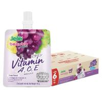 ราคา (48ชิ้น) เจเล่ บิวตี้ วิตามิน เอซีอี รสองุ่น 140มล. เยลลี่หลอดดูด ยกลัง (43616951422)