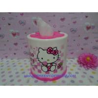 ราคา พร้อมส่ง!!! กล่องทรงกลมใส่กระดาษทิชชู่ม้วน ฮัลโหลคิตตี้ (5431634356)