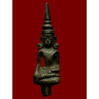 ราคา พระยอดธงเนื้อเงิน ศิลปะอยุธยาเดือยเดี่ยวสภาพผิวที่เก่าเก็บ (22224270317)