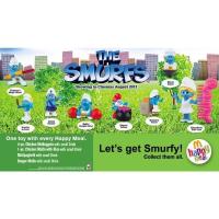 ราคา The Smurf Happy Meal Mcdonals ครบชุดมือ1คะ (12751819166)