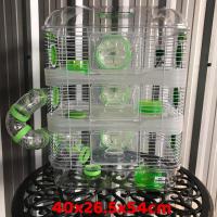 ราคา **ลดล้างสต็อค**หมดแล้วหมดเลย Crystal Cage 3 Level (Orange/Green/Blue) กรงพลาสติกใส 3 ชั้น สีส้ม/เขียว/น้ำเงิน (6816176323)