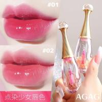 ราคา AGAG Crystal Clear Color-changing Lip Glaze Moisturizing Moisturizing Long-Lasting Non-Stick Cup โปร่งใสอุณหภูมิเปลี่ยนลิปสติก (18472784791)