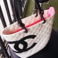ราคา (USED/AUTHENTIC) CHANEL CAMBON TOTE ♥ 22,490- ♥ (1106410139)