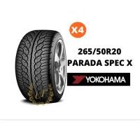 ราคา ยางรถยนต์ 265/50R20 PARADA SPEC X YOKOHAMA set 4 เส้น (4505225796)