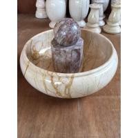 ราคา อ่างบัวหินอ่อน พร้อมหินหมุน8cm (4047041088)