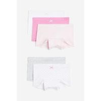 ราคา H&M(เอชแอนด์เอ็ม) ชุดบ็อกเซอร์บรีฟส์ 5 ชิ้น เด็กผู้หญิง 0688916_10 (28454396082)