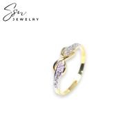 ราคา แหวนอินฟินิตี้ เพชร CZ ทองแท้9K 37.5% (24079281426)