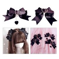ราคา Crazy 2 ชิ้นคลิปผมโซ่สําหรับสาวร้อนขนาดเล็ก Bowknot รูปร่างคลิปผม Harajuku หางม้าผม Barrettes สําหรับวัยรุ่น G (40770562663)