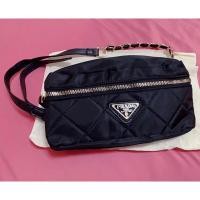 ราคา กระเป๋ามือสองราคาถูก กระเป๋าสีดำคาดอกPRADA (20085069956)