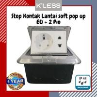 ราคา Cahgondo433 Soft Touch Pop Up System Floor Outlet ประเภท 1 ซ็อกเก็ต - 2 พิน (42071667398)