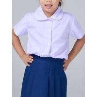 ราคา เสื้อนักเรียน คอบัว ใส่สบาย ราคาถูก ตราละมุด พร้อมส่ง!! (27163953594)