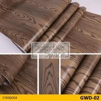 ราคา สติ๊กเกอร์ลายไม้ สติ๊กเกอร์ติดผนัง Selective Space สติกเกอร์ DIY รุ่น STK-06004 สี GWD-02 น้ำตาลเข้ม (727962240)