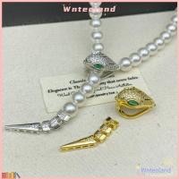 ราคา WNTEOLAND สร้อยคอเชื่อมต่อ Clasp,ทองแดงปรับเครื่องประดับยึดปิดหัวเข็มขัด,แฟชั่นงูรูปเครื่องประดับ DIY ทําสร้อยคอมุกหัวเข็มขัดสร้อยข้อมือ (41964530562)