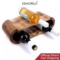ราคา KEMORELA โมเดิร์น 6 ขวด ไม้อคาเซีย ที่วางขวดไวน์ โต๊ะ ไม้ ชั้นวางไวน์ ขาตั้งโชว์ไวน์ ชั้นวางไวน์ไม้ ที่วางขวดไวน์ 6 ขวด ชั้นวางขวดอคาเซีย (22610921774)