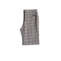 ราคา Hazard กางเกงขายาวลายสก๊อตไม่มีจีบ ผ้า Linen(ลินิน) สีเทาเข้ม (6756858336)