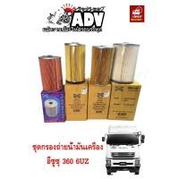 ราคา ชุดกรองน้ำมันเครื่อง อีซูซุ 360 เครื่อง 6UZ (4238131134)