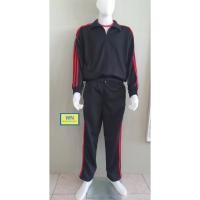 ราคา ชุดวอร์มทบ.สีดำ-แต่งแถบสีแดง3แถบ (29237383213)