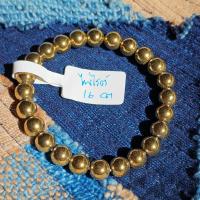 ราคา สร้อยข้อมือหินมงคล หินนำโชค หินไพไรต์ (24610636406)