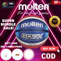 ราคา ลูกบาสเก็ตบอลต้นฉบับ Moltens GQ7X วัสดุหนังPU ทนทานและยืดหยุ่น (44014808362)