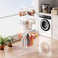 ราคา ราวตากผ้า ราวตากผ้าเหล็ก3 in 1 รุ่นพับได้ 24 ตัวหนีบ หมุนได้ 360 องศา พับเก็บได้ สะดวกต่อการใช้งาน แข็งแรงทนทาน (42072940968)