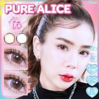 ราคา คอนแทคเลนส์ ✨ขนาดบิ๊กอายโตมาก✨ Pure alice ✨Brown/Gray (Shinee) (16699378239)