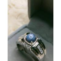 ราคา ไพลินสตาร์พม่า 2 กะรัต พลอยแท้ (เผาเก่า/หลังเบี้ย) (26022392365)