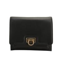 ราคา Salvatore Ferragamo/Ferragamo TRIFOLIO Series Square Ladies Shoulder Messenger Bag (29191767355)