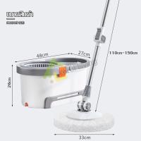 ราคา ถังปั่น ชุดถังปั่นม๊อบ ชุดถังปั่น ไม้ม็อบ พร้อมผ้าม็อบ ถังปั่นแห้ง ไม้ถูพื้น ใช้งานสะดวก (24192019801)