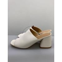 ราคา MAISON SPECIAL Sandals เปิดนิ้วเท้า sabo 36 WHT หนัง 20201565101 ส่งตรงจากญี่ปุ่น มือสอง (43165730489)