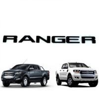 ราคา โลโก้ ติดหน้ากระจัง Ford ranger เรนเจอร์ ทุกรุ่น สีดำ กาวหลัง 3M (2443040185)