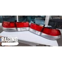 ราคา ไฟท้าย ขาว-แดง ตรงรุ่น Honda civic EK ปี 96-00 2ประตู คูเป้ ไฟท้าย ไฟท้ายคูเป้ ไฟท้ายฮอนด้า ไฟท้าย ไฟท้ายขาวแดง (7414871309)