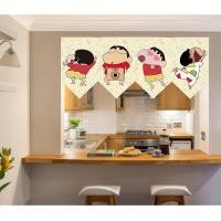 ราคา ผ้าม่านสั้นผ้าม่านพาร์ทิชันแขวนธงบล็อกห้องครัวญี่ปุ่นห้องนอน.ประตูม่านเวลโครเครยอนชินจังครึ่งม่านม่าน (29366399328)