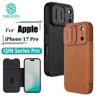 ราคา Nillkin Luxury Flip QIN Pro เคสหนังสําหรับ iPhone 17 Pro กรณีกันกระแทกกล้อง Slider ฝาครอบป้องกันพร้อมผู้ถือบัตร (42318510207)