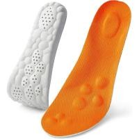 ราคา 2 คู่ Steppers นวด Insoles สําหรับผู้ชายผู้หญิง Uni, Enhanced Arch port & Cushioned Comfort, เหมาะกับทุกประเภท (สีส้ม, XL(ผู้ชาย 10.5-12)) (41271866906)