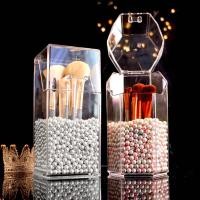 ราคา ที่ใส่แปรงแต่งหน้า พร้อมไข่มุกน่ารักๆ ABS ที่เก็บแปรงแต่งหน้า (26175722165)