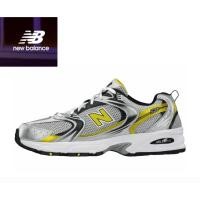 ราคา New Balance NB 530 retro sports breathable low cut casual running shoes gray yellow (29126915475)