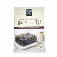 ราคา สาหร่ายเกาหลีอบกรอบปรุงรสแผ่นใหญ่ นำเข้าจากเกาหลีของแท้100%(ตราซองจองวอน) 20กรัม (6532059109)