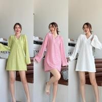 ราคา มินิเดรสแขนยาวป้ายMabel (22571054100)