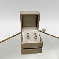 ราคา OriginLuv - ต่างหูเงินแท้925 ชุบทองคำขาว18K ฝังเพชรสวิส CZ รุ่น Happiness Circle (15135499121)