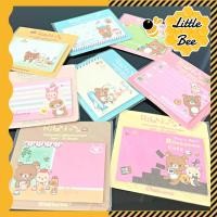 ราคา (2ชิ้น/SET-คละแบบ) โพสอิท กระดาษโน้ต มีกาวในตัว ลายริลัคคุมะ Rilakkuma (5889275008)