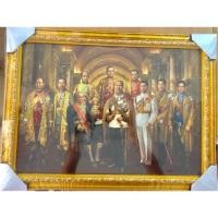 ราคา กรอบรูปทอง พร้อมพระบรมฉายาลักษณ์ 10 รัชก ขนาดภาพ15 x20 นิ้ว (1923974688)
